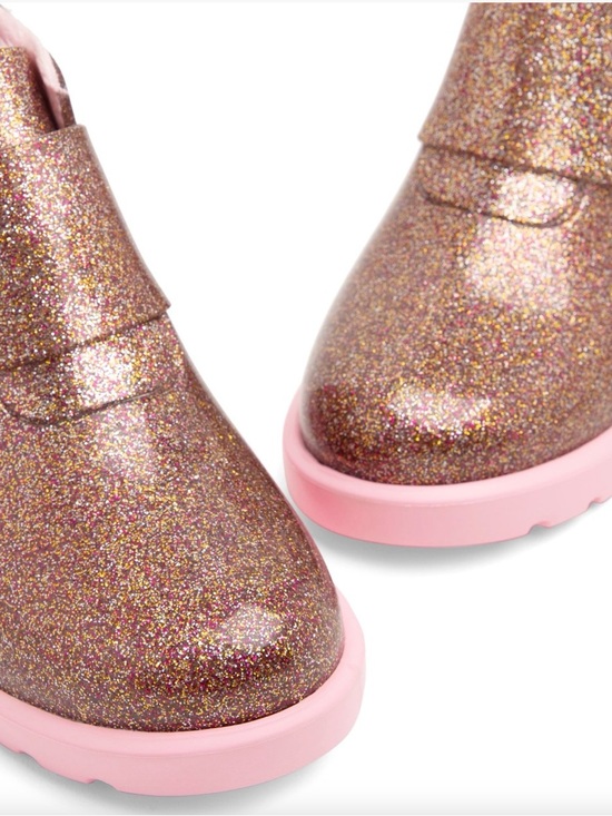 Mini Melissa Other - Mini Melissa Toddler Chelsea Glittery Bootes